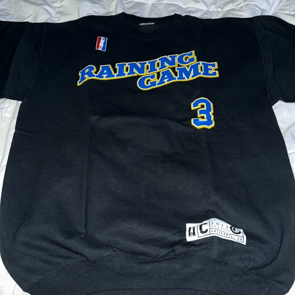Calicartel raining game 3: splash bro tribute crewneck